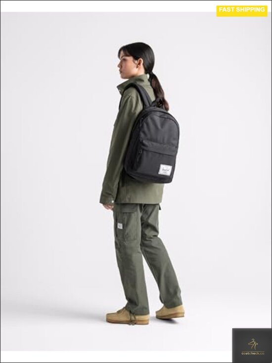 Recycled Polyester Classic Backpack, Laptop Sleeve, Water Bottle Pocket, main image 6